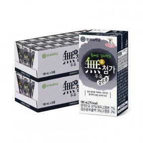 무첨가 검은콩 두유 190ml (48팩)