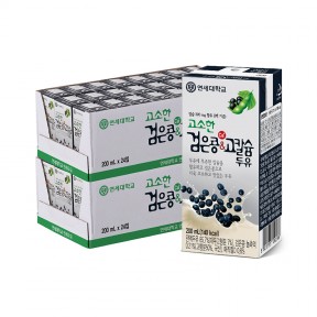 고소한 검은콩&고칼슘 두유 200ml (48팩)